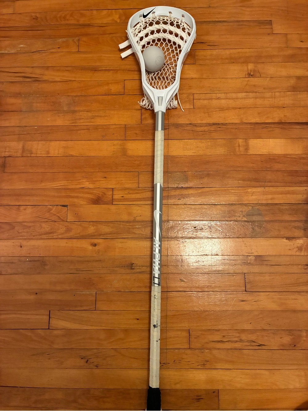 Nike White Alpha Lite Lacrosse stick